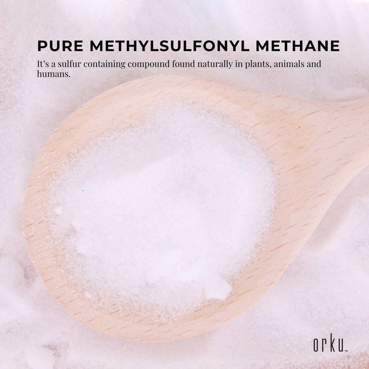 800g Pure MSM Crystals or Powder - High-Quality Methylsulfonylmethane Supplement