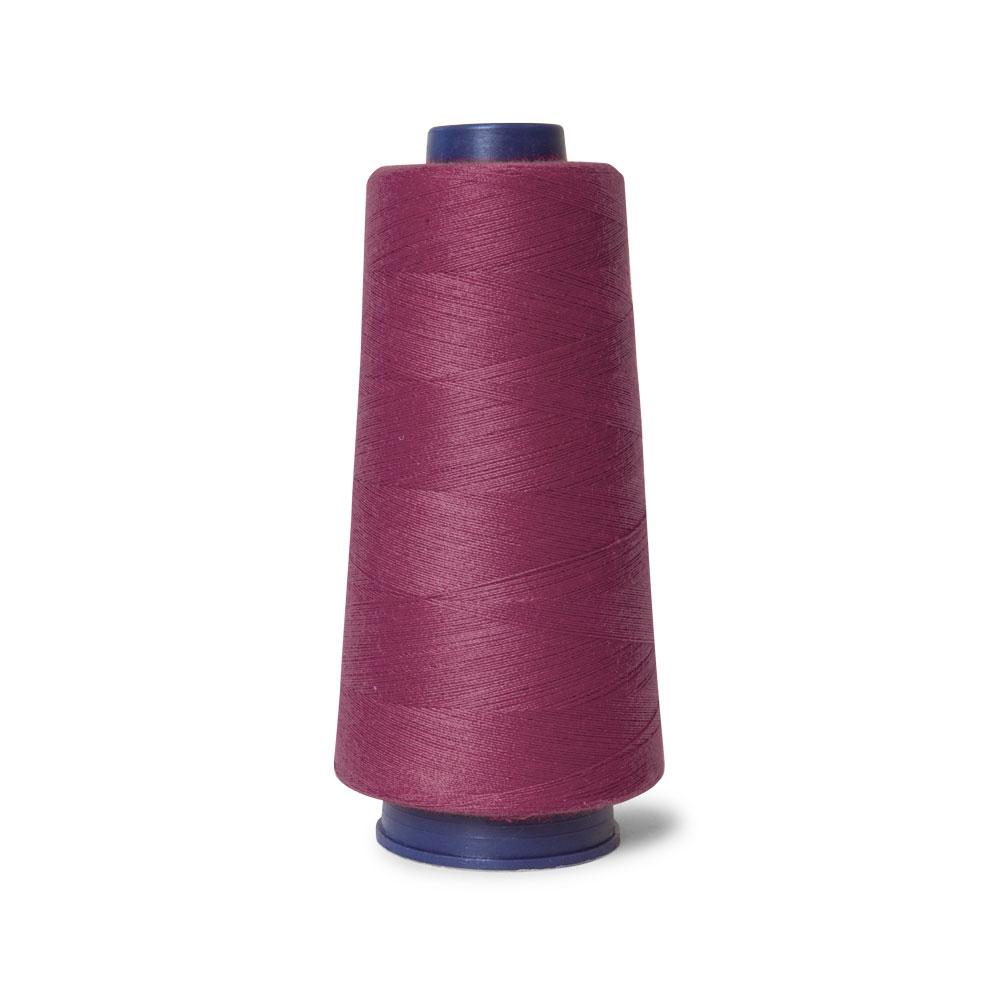 Cerise Pink 2000m Polyester Overlocking Thread - Durable Spool by Hemline