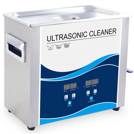 6.5L Digital Ultrasonic Jewelry Cleaner with Heating and Degas Functions