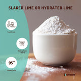 400g Food-Grade Calcium Hydroxide Powder - Hydrated Lime for Culinary and Industrial Use