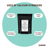 400g Food-Grade Calcium Hydroxide Powder - Hydrated Lime for Culinary and Industrial Use