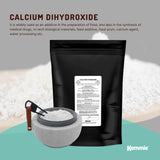 1Kg Food Grade Calcium Hydroxide Powder - FCC Hydrated Slaked Pickling Lime