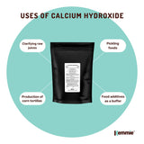 2Kg Food Grade Calcium Hydroxide Powder - FCC Hydrated Slaked Pickling Lime