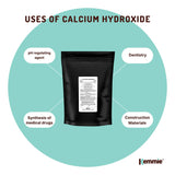 2Kg Food Grade Calcium Hydroxide Powder - FCC Hydrated Slaked Pickling Lime