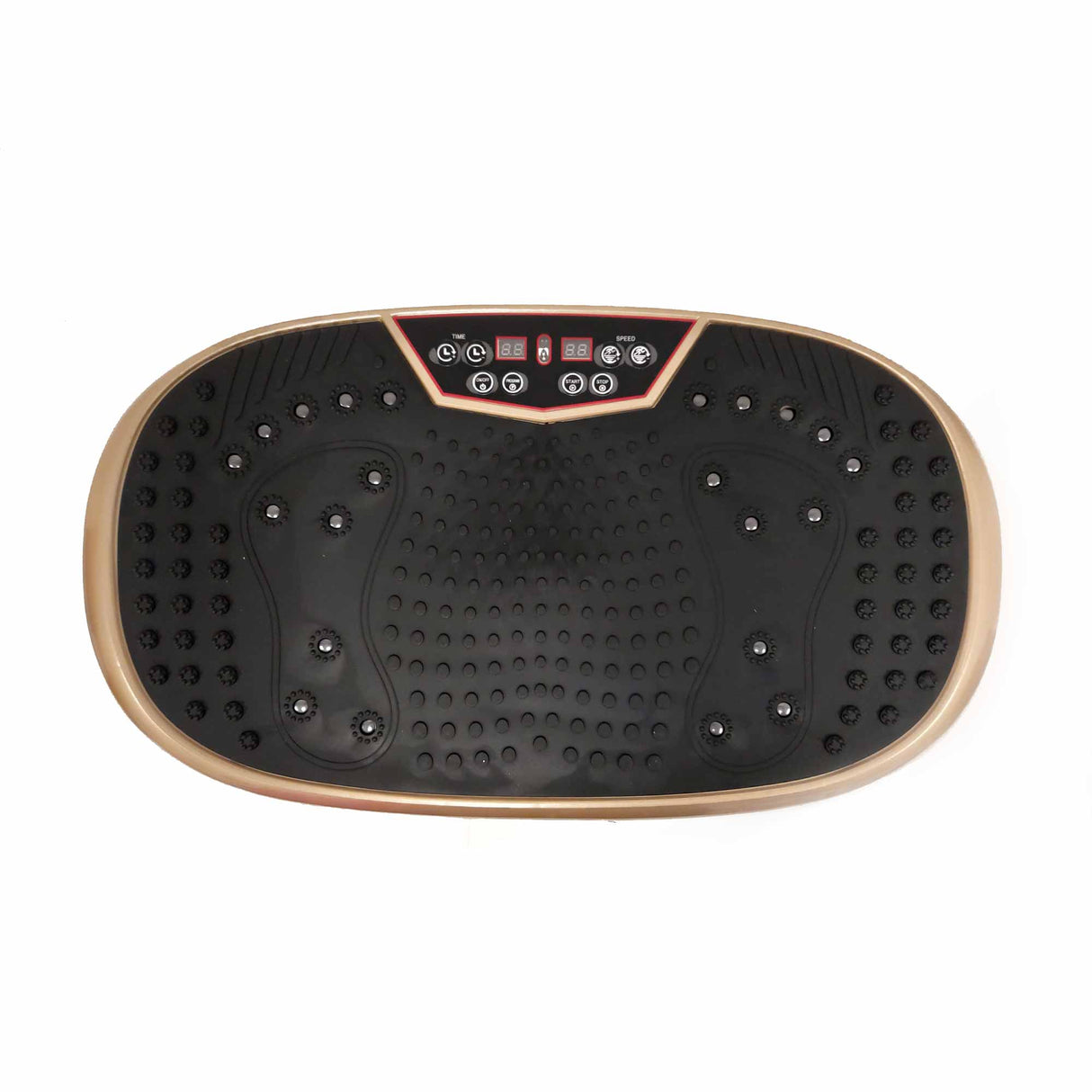 Gold Mini Vibration Platform Magnet Therapy Vibrating Machine Exercise Plate