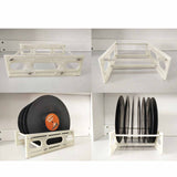 Alloy Vinyl Record Ultrasonic Cleaning Bracket with Drying Rack for Effective Record Care