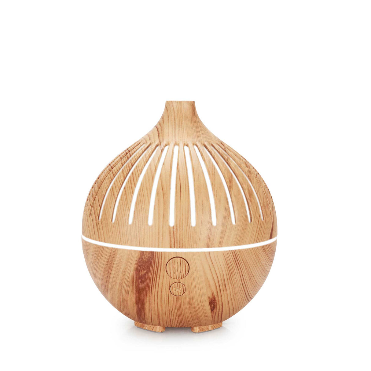 Wooden Grain 180ml Essential Oil Ultrasonic Diffuser with LED Light and Humidifier Function