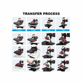 5 in 1 Combo Heat Press - DIY Hobby Craft Logo Transfer HVT Sublimation Printing