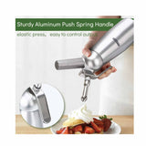 Cream Whipper Dispenser 250ml - Aluminium Canister and Decorating Nozzles