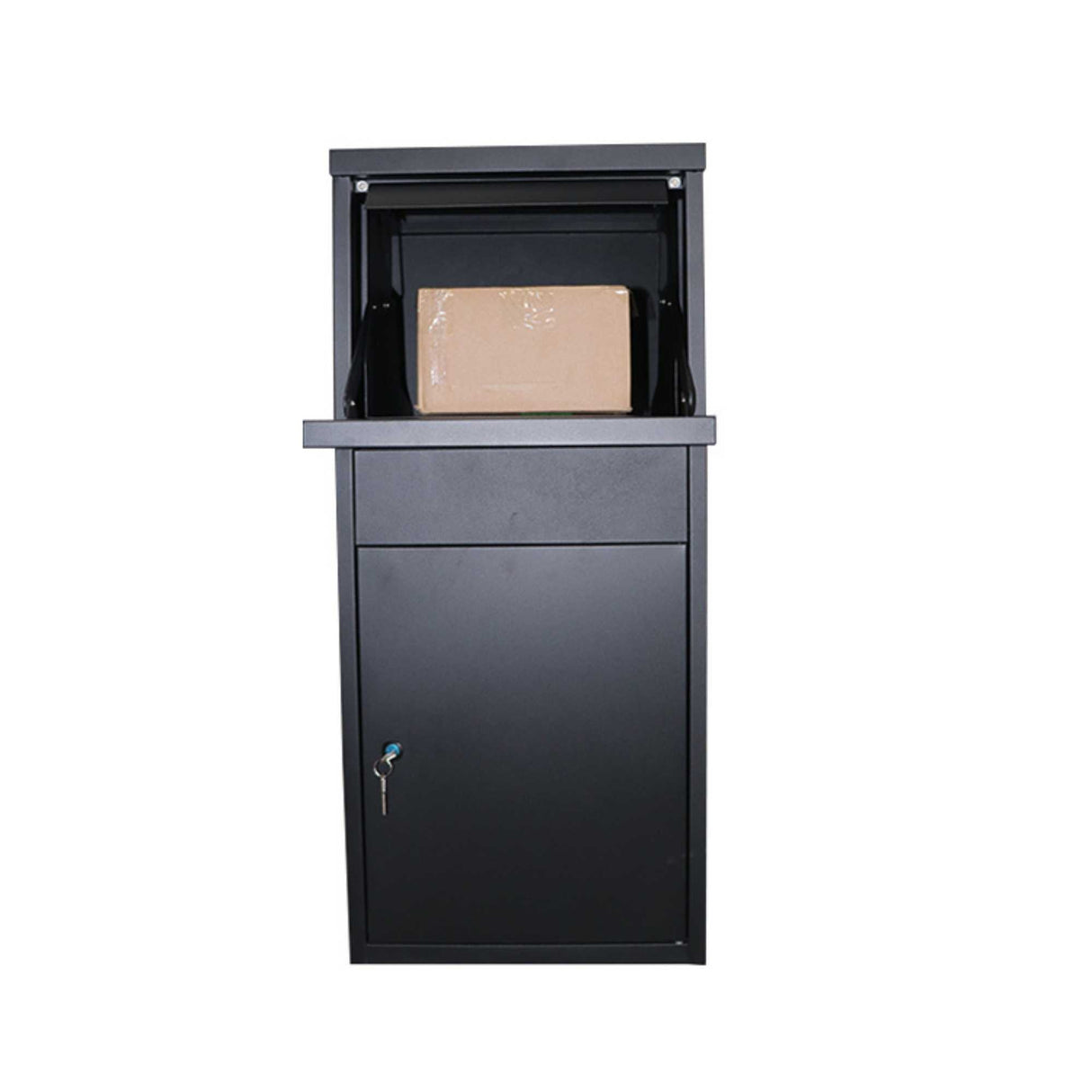 Secure Home Parcel Delivery Box - Lockable Package Mail Locker 41.5x38.5x102.5cm