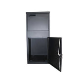 Secure Home Parcel Delivery Box - Lockable Package Mail Locker 41.5x38.5x102.5cm