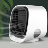 Portable USB Air Cooler & Purifier - Compact Desktop Fan with Water Filter