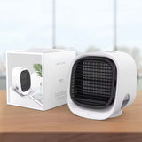 Portable USB Air Cooler & Purifier - Compact Desktop Fan with Water Filter