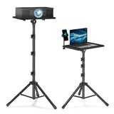 Portable Adjustable Tripod Stand for Projectors and Laptops with Phone Holder