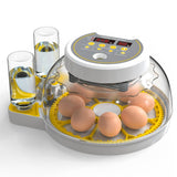 Automatic 8 / 18 Egg Incubator - Electrical Turning Chicken Quail Duck Hatching