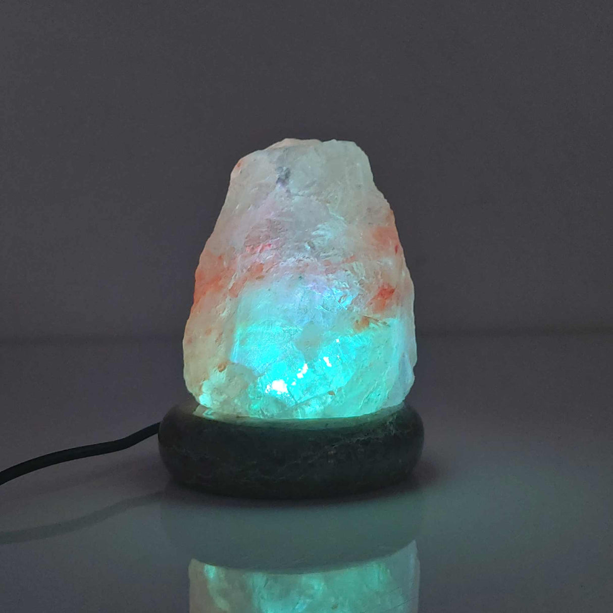 USB Colour Changing Salt Himalayan Lamp - Natural Shape Pink Rock LED Light