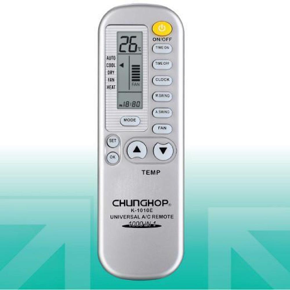 Universal Silver Remote Control for Air Conditioners - Compatible with AOKE, AOLI, APTON, AUCMA, AUX & More