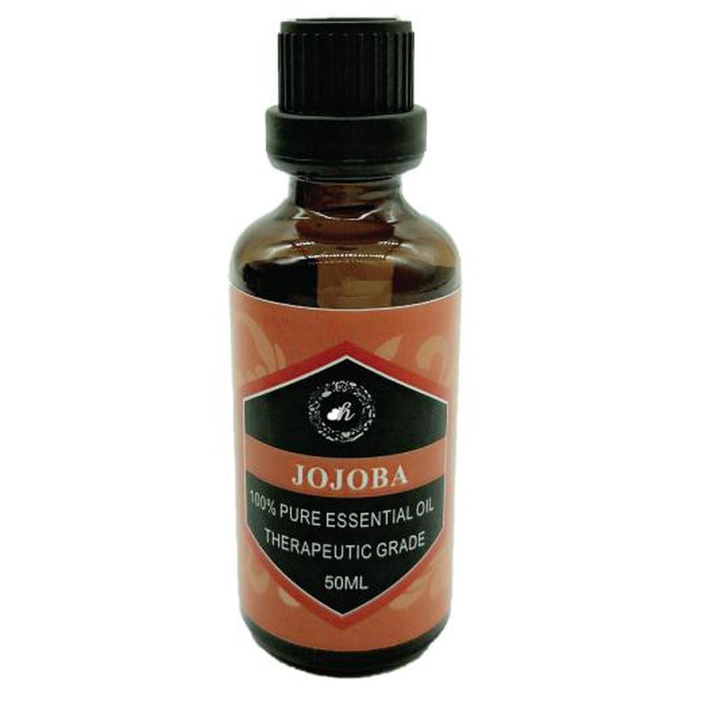 Jojoba Essential Oil for Aromatherapy - 50ml Amber Glass Bottle