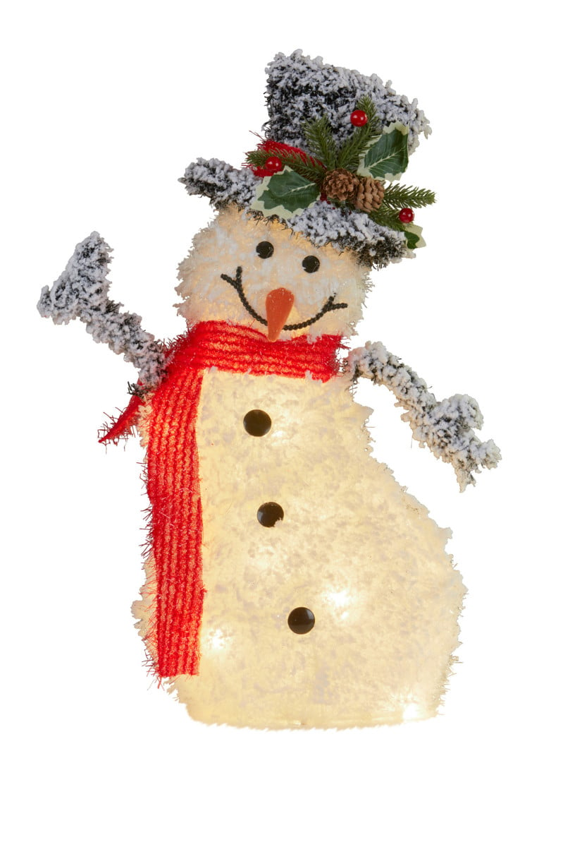 Illuminated 50cm Christmas Snowman Decoration