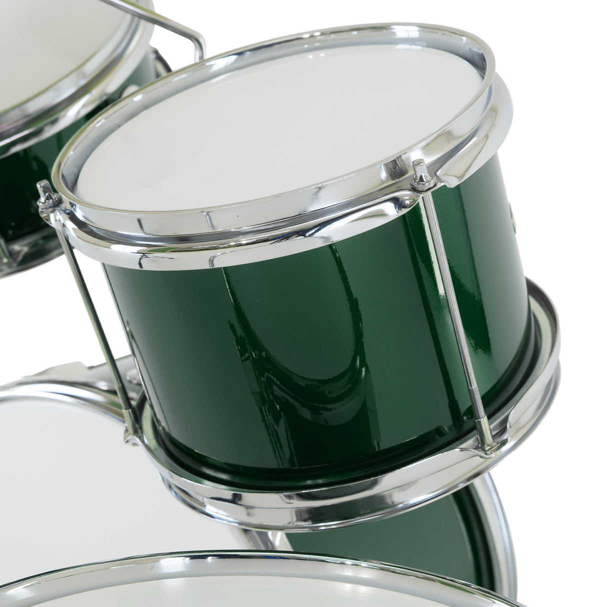 Karrera Kids 4-Piece Drum Set - Vibrant Green