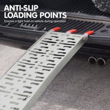 Heavy-Duty Aluminium Folding Loading Ramps for ATV & Motorbike - 2 Pack