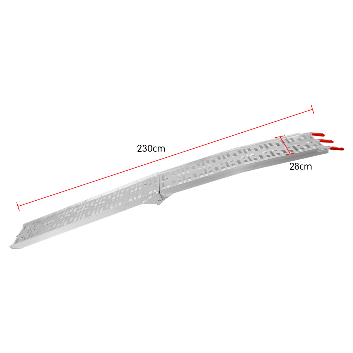 Heavy-Duty Aluminium Folding Loading Ramps for ATV & Motorbike - 2 Pack