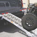 Rigg Aluminium ATV Loading Ramp Foldable - Silver - Low Angle