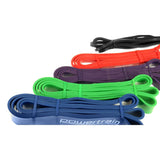 Powertrain 5x Home Workout Resistance Bands Gym Exercise - Front View