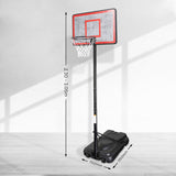 Kahuna Height-Adjustable Basketball Hoop Backboard Portable Stand - Front View