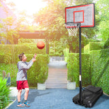 Kahuna Height-Adjustable Basketball Hoop Backboard Portable Stand - Close-Up Angle