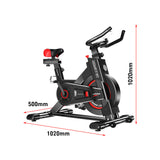 Powertrain IS-500 Heavy-Duty Exercise Spin Bike Electroplated - Black - 45-Degree Angle