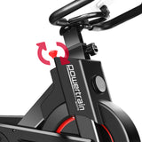 Powertrain IS-500 Heavy-Duty Exercise Spin Bike Electroplated - Black - Extra Image