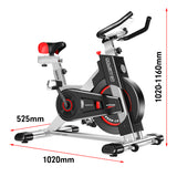 Powertrain IS-500 Heavy-Duty Exercise Spin Bike Electroplated - Silver - Extra Image