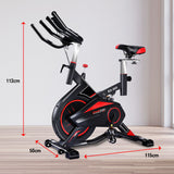 Powertrain RX-900 Exercise Spin Bike Cardio Cycling - Red - Extra Image