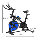 Powertrain Home Gym Flywheel Exercise Spin Bike - Blue - Extra Image