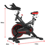 Powertrain RX-200 Exercise Spin Bike Cardio Cycling - Red - Extra Image