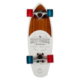 Kryptonics Liberty Blue 23-Inch Mini Fat Cruiser Skateboard - Top-Down View