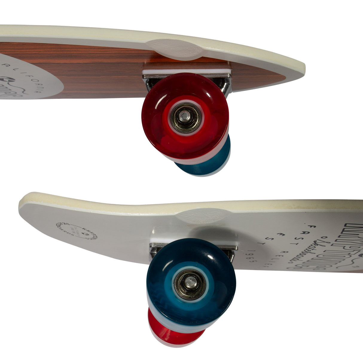 Kryptonics Liberty Blue 23-Inch Mini Fat Cruiser Skateboard