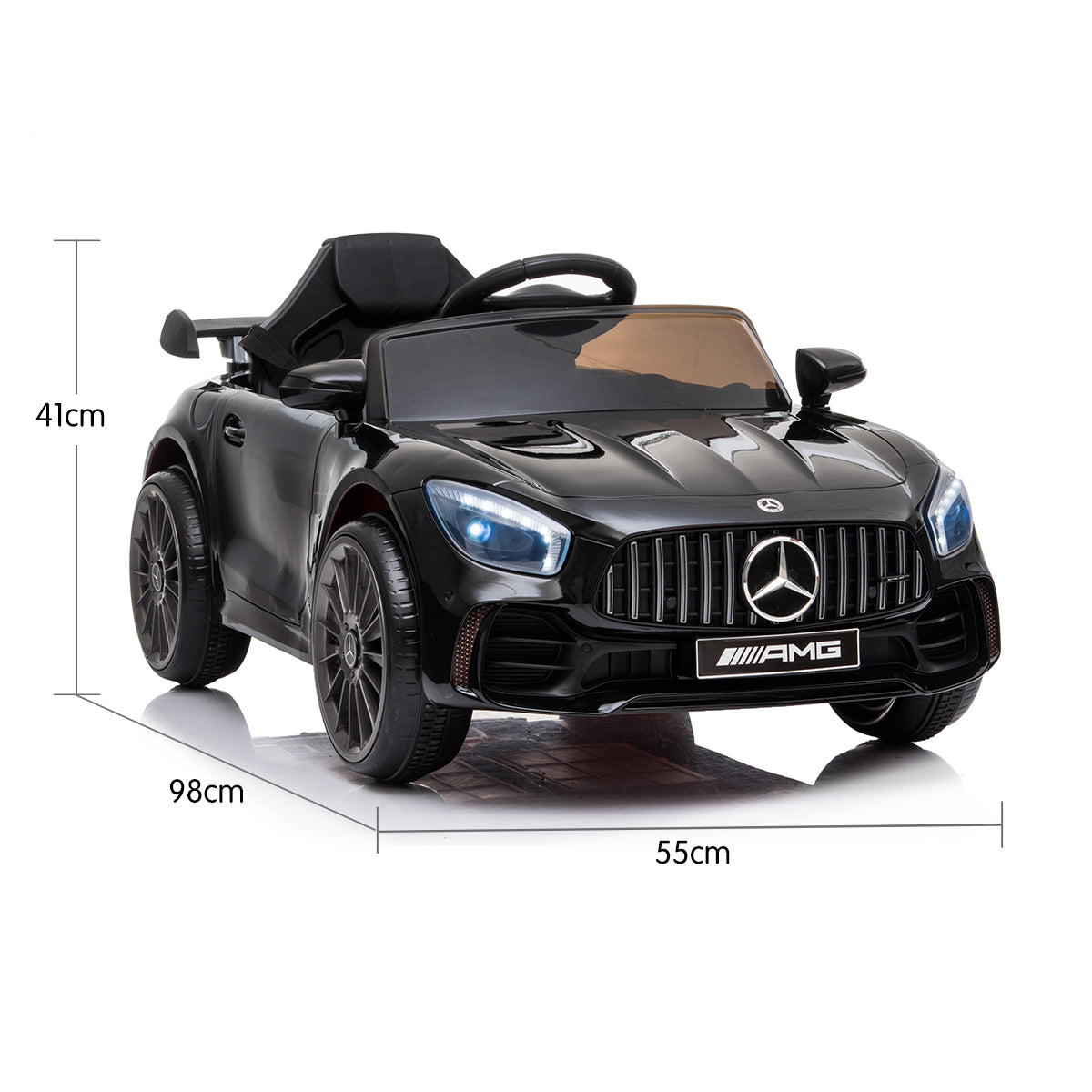 Kahuna Mercedes Benz Licensed Kids Electric Ride On Car Remote Control - Black