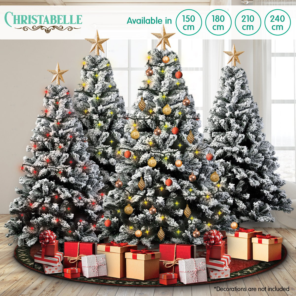 Frosted Elegance 1.5m Christmas Tree with 550 Tips