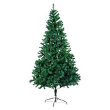 Lush Christabelle Green Faux Christmas Tree - 2.1m with 1200 Tips for Festive Decor