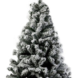 Snow-Covered 2.1m Christmas Tree with 1200 Lush Tips