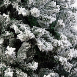 Snow-Covered 2.1m Christmas Tree with 1200 Lush Tips