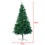 Lush Green 1.2m Artificial Christmas Tree with 300 Tips for Festive Decor