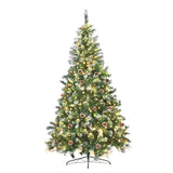 Christabelle 1.2m Pre-Lit LED Christmas Tree with Rustic Pine Cones and Holiday Decorations