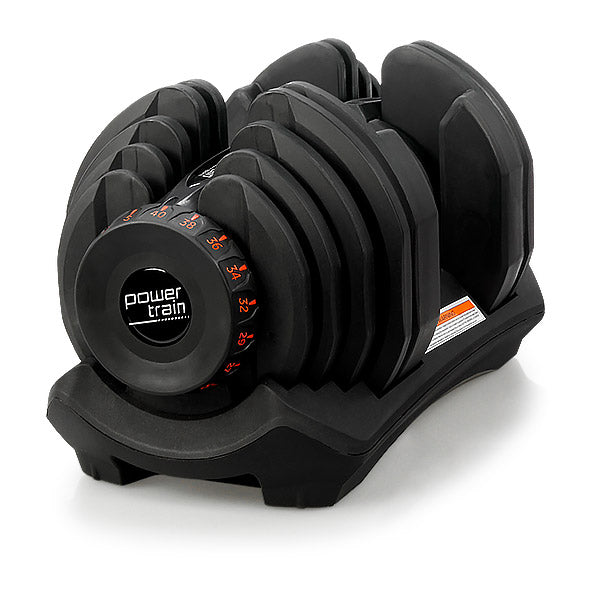 Powertrain 1x 40kg Adjustable Dumbbell