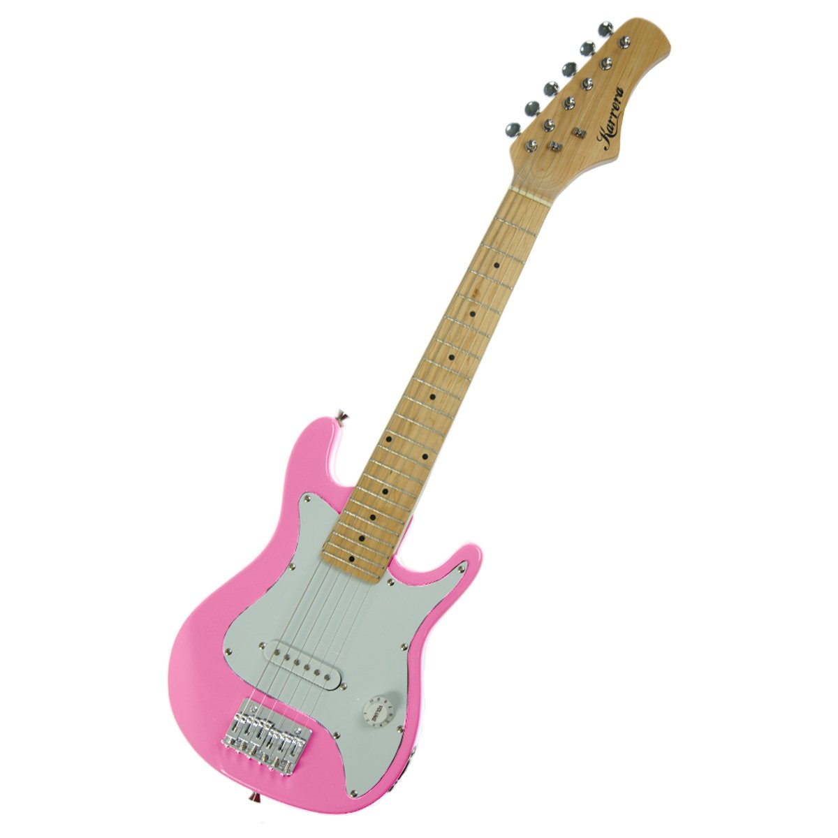 Karrera Kids Electric Guitar - Pink 1/2 Size for Young Musicians