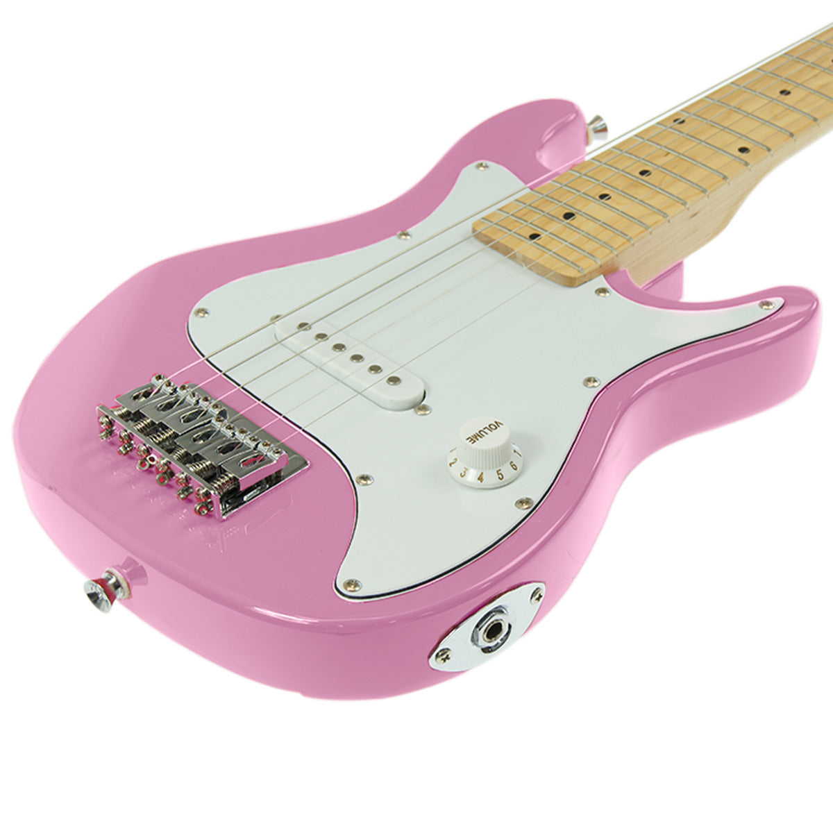 Karrera Kids Electric Guitar - Pink 1/2 Size for Young Musicians