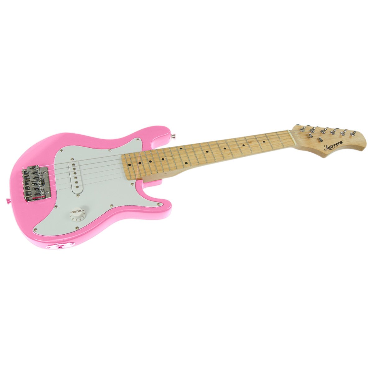 Karrera Kids Electric Guitar - Pink 1/2 Size for Young Musicians