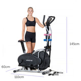 Powertrain 5-in-1 Elliptical Cross Trainer Bike with Dumbbell Sets - Extra Image